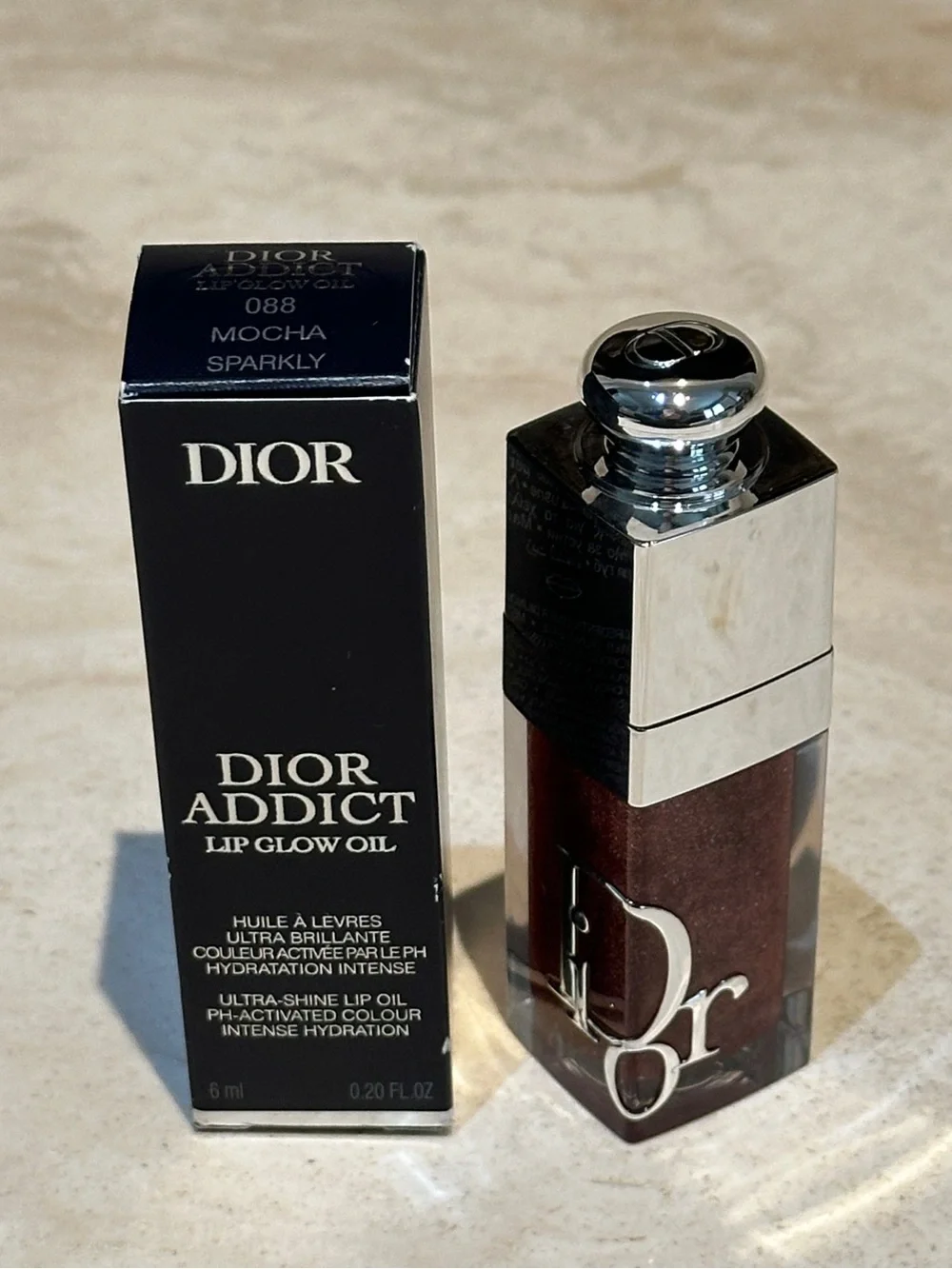 Dior Lip Glow Oil - 088 Mocha Sparkly Finish